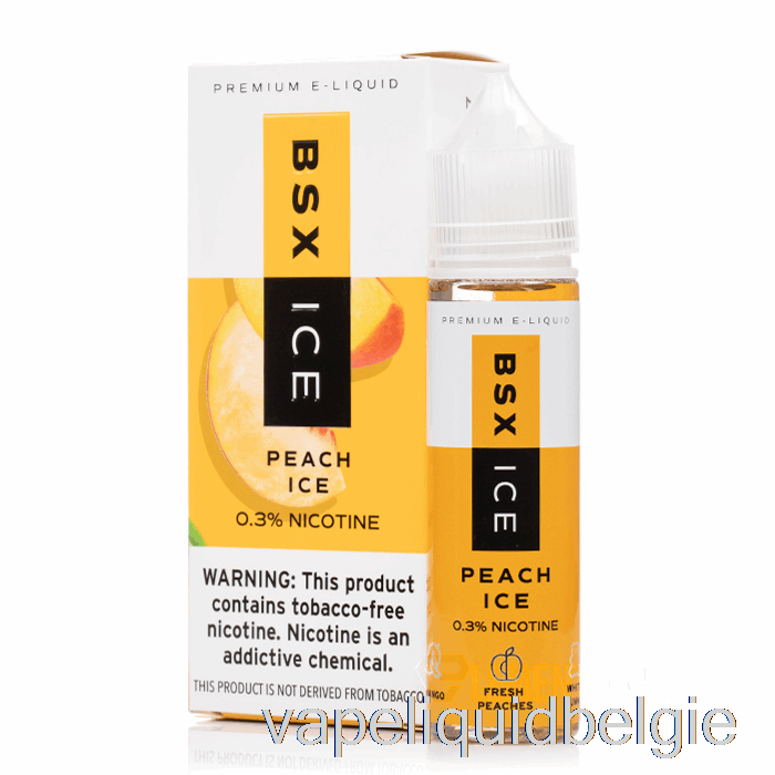 Vape Vloeibaar Perzikijs - Bsx Ijs - 60ml 3mg